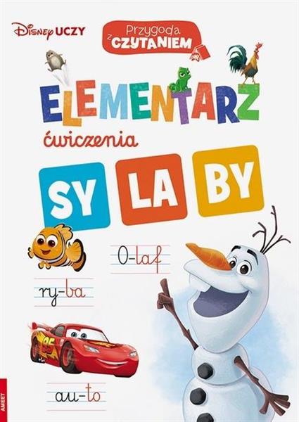 DISNEY UCZY. ELEMENTARZ. ĆWICZENIA. SYLABY