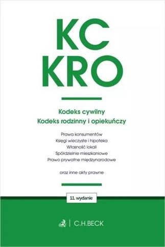 KC KRO Kodeks cywilny.Kodeks rodzinny i opiekuńczy