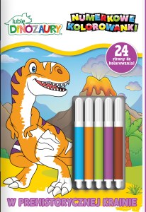 W prehistorycznej krainie. Lubię Dinozaury. Numerkowe kolorowanki