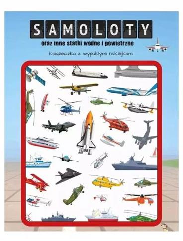 KSIĄŻECZKA Z WYPUKŁYMI NAKLEJKAMI