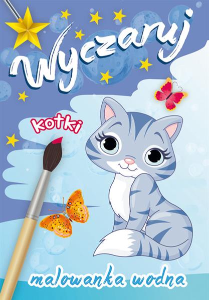 WYCZARUJ KOTKI MALOWANKA WODNA
