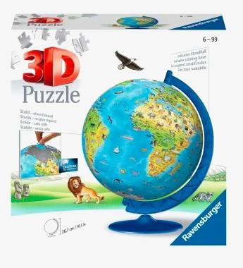 RAVENSBURGER - PUZZLE 3D DZIECINNY GLOBUS 180 ELEM