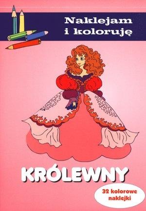 KRÓLEWNY. NAKLEJAM I KOLORUJĘ
