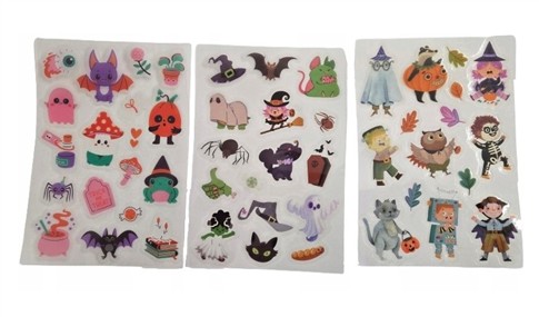 KAYET NAKLEJKI ŚWIECĄCE W CIEMNOŚCI HALLOWEEN
