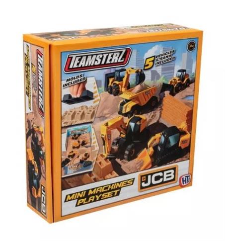 TEAMSTERZ JCB 5 MINI MASZYN + PIASEK