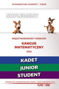 Matematyka z wesołym kangurem Suplement 2026 Kadet Junior Student