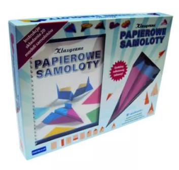 KLASYCZNE PAPIEROWE SAMOLOTY. ZESTAW