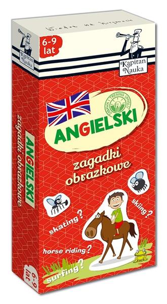 ANGIELSKI 6-9 LAT ZAGADKI OBRAZKOWE KAPITAN