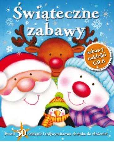 ŚWIĄTECZNE ZABAWY. ZABAWY, NAKLEJKI, GRA