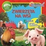 ANIMAL CLUB. UKŁADANKA KOLOROWANKA. ZWIERZĘTA