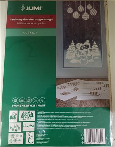 SZABLONY DO SZTUCZNEGO ŚNIEGU