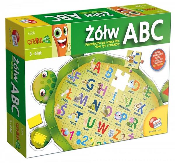 LISCIANI: CAROTINA - SOFT TO TOUCH: ŻÓŁW ABC