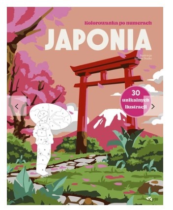 JAPONIA. KOLOROWANKA PO NUMERACH. XISHAN STUDIO