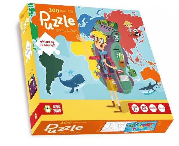 PUZZLE. MAPA ŚWIATA
