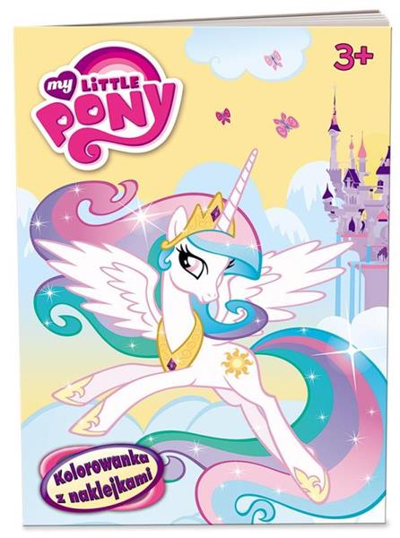 MY LITTLE PONY KOLOROWANKA Z NAKLEJKAMI