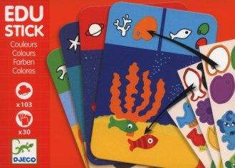 Eduludo z naklejkami. Kolory