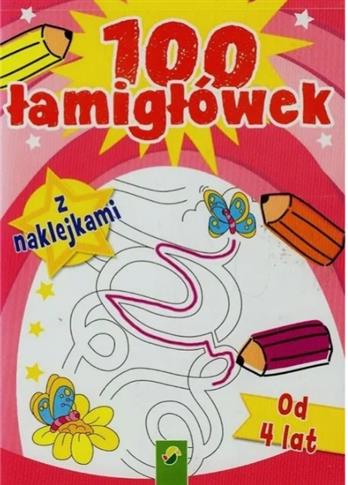 100 łamigłówek z naklejkami. Od 4 lat