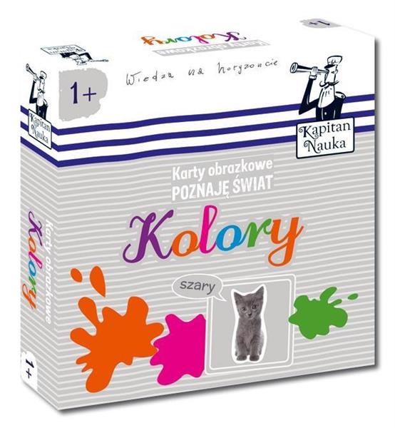 PORADNIK + KARTY OBRAZKOWE POZNAJĘ ŚWIAT KOLORY