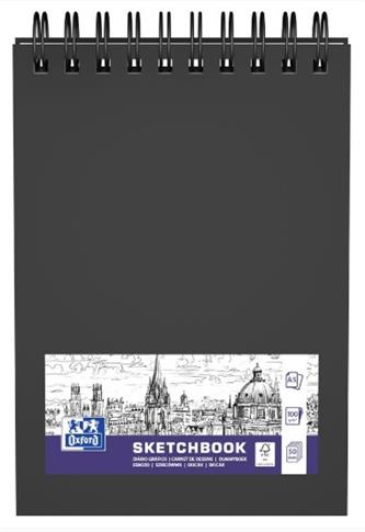 Oxford Szkicownik Sketchbook podwójna spirala A5 5