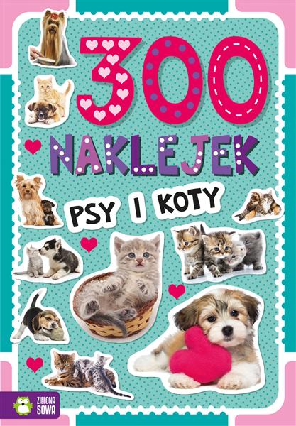 300 NAKLEJEK. PSY I KOTY