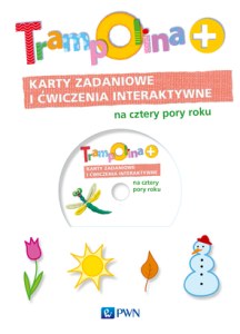 Trampolina + Karty zadaniowe i ćwiczenia interaktywne na cztery pory roku