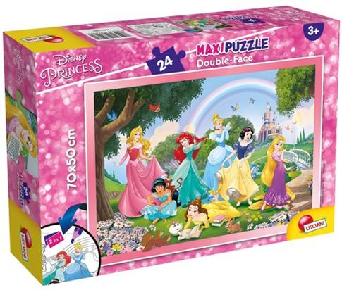 PUZZLE DWUSTRONNE 24 EL. PRINCESS PLUS LISCIANI