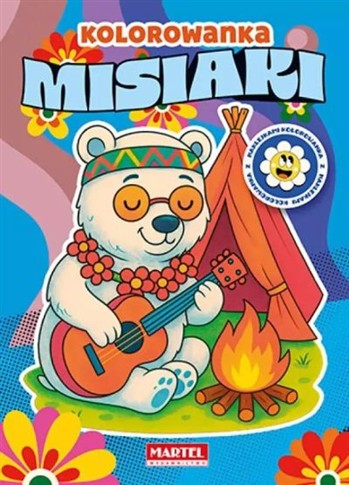KOLOROWANKA Z NAKLEJKAMI. MISIAKI