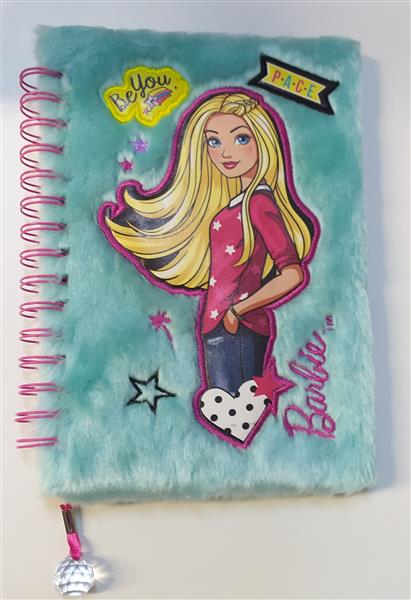 PAMIĘTNIK/ NOTES FUTRZANY Z FUTERKIEM BARBIE