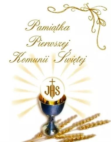 Pamiątka Pierwszej Komunii świętej