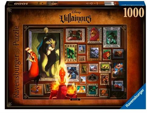 Ravensburger, puzzle, Disney, Villainous, Skaza, 1