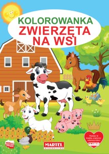 Zwierzęta na wsi. Kolorowanka