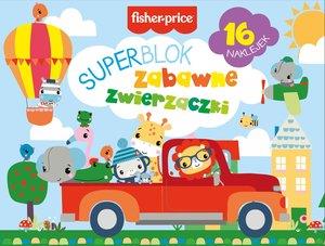 FISHER PRICE. ZABAWNE ZWIERZACZKI. SUPERBLOK