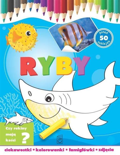 RYBY CIEKAWOSTKI KOLOROWANKI ŁAMIGŁÓWKI