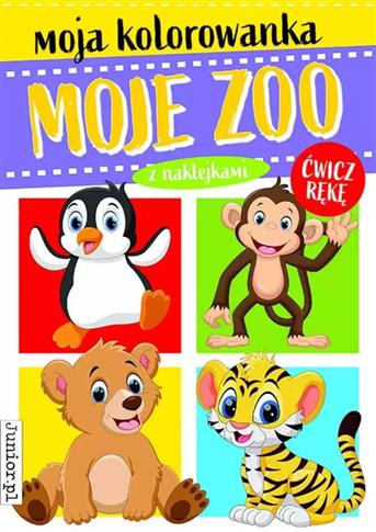 moja kolorowanka moje zoo