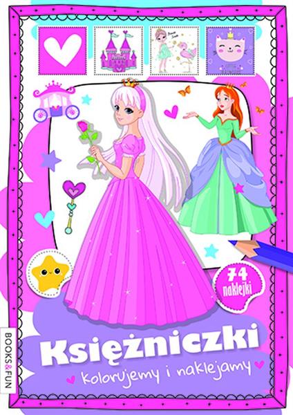 KSIĘŻNICZKI. KOLORUJEMY I NAKLEJAMY