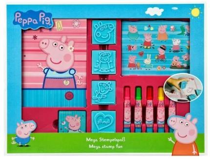 MEGA ZESTAW Z PIECZĄTKAMI ŚWINKA PEPPA