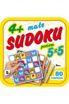 MAŁE SUDOKU. 4+. POZIOM 5X5. 80 NAKLEJEK