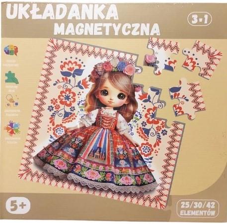 UKŁADANKA MAGNETYCZNA 3W1 DLA DZIECI 3+ – KREATYWN