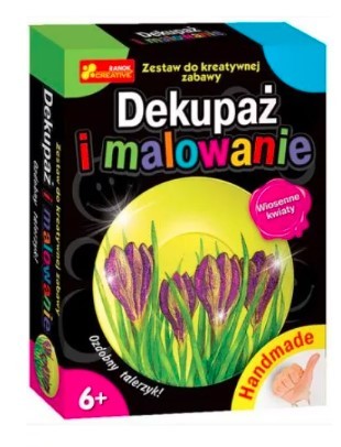 Dekupaż i malowanie Wiosenne kwiaty Ranok-Creative