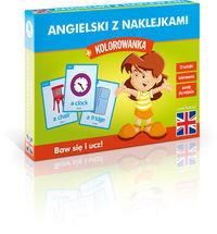 ANGIELSKI Z NAKLEJKAMI + KOLOROWANKA