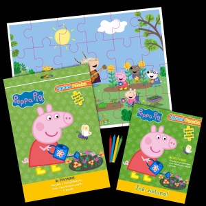 Peppa gra w zielone! Świnka Peppa. Zgrana paczka