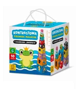 KONTRASTOWA PIRAMIDA MALUCHA + KSIĄŻECZKA