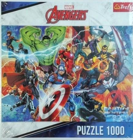 PUZZLE MARVEL AVENGERS 1000 SZTUK ELEMENTÓW TREFL