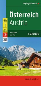Mapa Austria 1:300 000