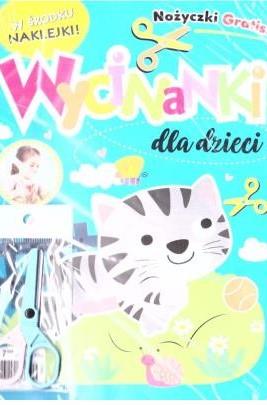 WYCINANKI DLA DZIECI KOTEK