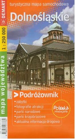 PODRÓŻOWNIK. MAPA WOJEWÓDZTWA - DOLNOŚLĄSKIE 1:250
