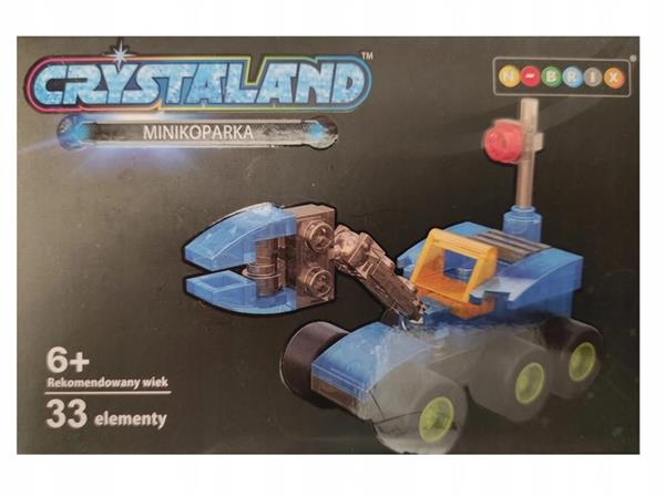 CRYSTALAND MINI KOPARKA KLOCKI DO ZŁOŻENIA 33EL