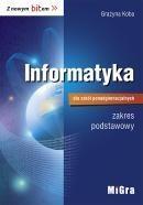 INFORMATYKA. Z NOWYM BITEM. PODRĘCZNIK. ZAKRES