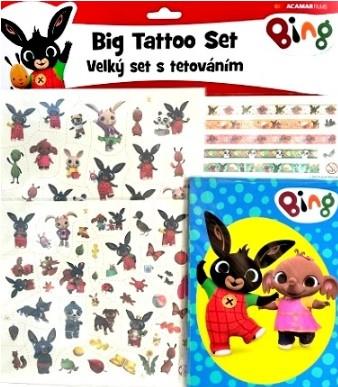 101 ZMYWALNE TATUAŻE BING KOLOR DLA DZIECI