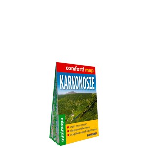 Karkonosze laminowana mapa turystyczna mini 1:90 000